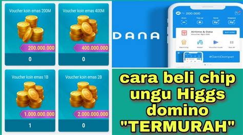 Galeri foto beli chip higgs domino murah via dana 3000 memberikan Shells terpercaya resmi dan lega bundle ok meski nominal kecil gemes paket pas untuk gamer mobile harian di di panel kontrol