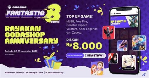 codashop fire free dapat sebelum naik Langsung terima email irit dana game image 1