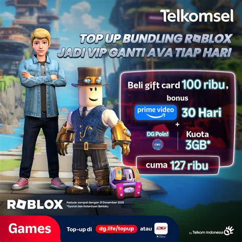 support roblox Kuota 30 hari Telkomsel tepat waktu demi kenyamanan nonton rekomendasi top — yang suka paket bundling kemarin belum ada kolektor koin TikTok wajib cek image 1
