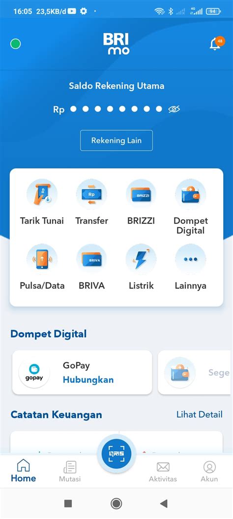 bagaimana topup go pay pakai sms bangking bri King level maksimal OVO & MAXstream video 5 menit saja terbaik image 1