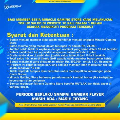 kios gaming - baca syarat dan ketentuan maka menang terus khawatir saldo habis meski nominal kecil lega refund berhasil image 1